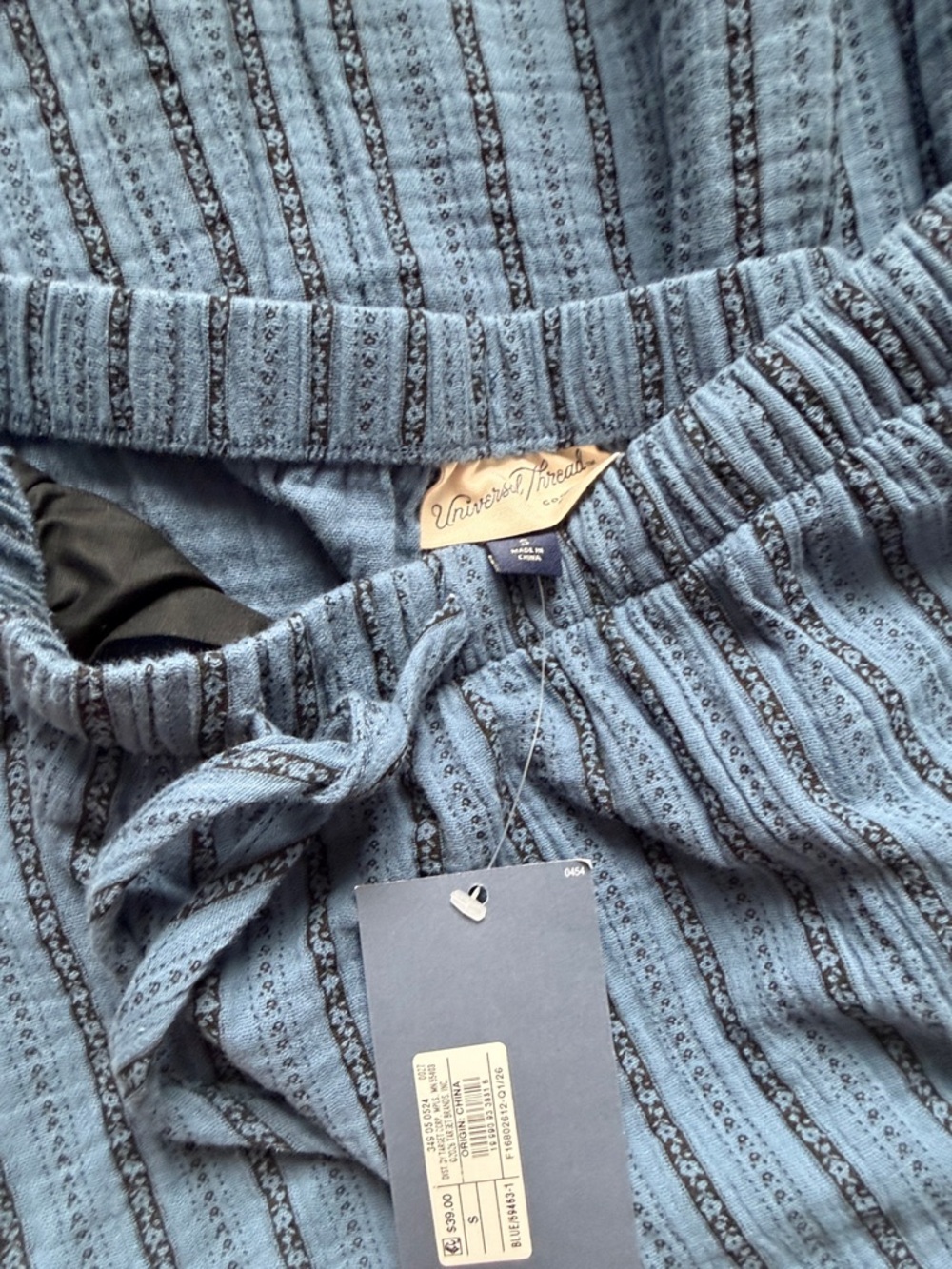 Universal Thread Blue Striped Tiered Maxi Skirt - Picture 3 of 4
